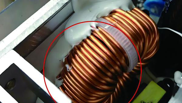 電子電容電感固定可以用密封膠嗎？