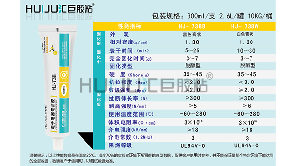 HJ-738電子電器專用膠的應用範圍