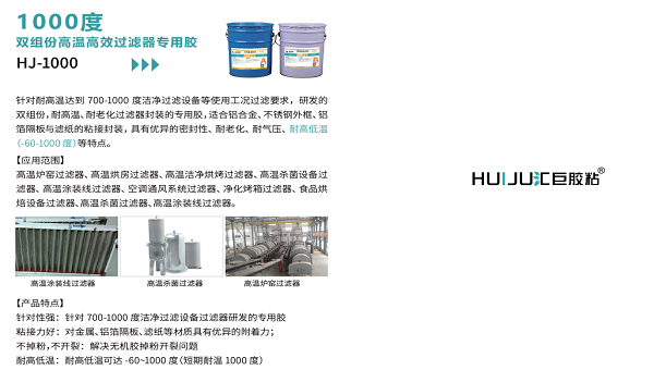 1000度高溫過濾器密封膠水哪種好？