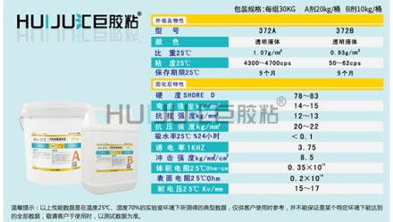 HJ-372透明電子灌封膠